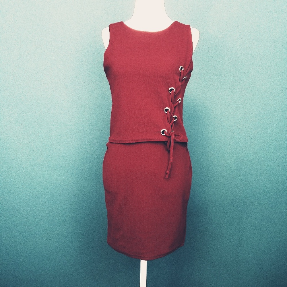 🆕️🌻DAISY STREET Mod Retro Overlay Dress // (NWT)